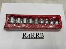 Snap-on Tools NEW 9pc 3/8 Drive SAE 12 Point Chrome Low Profile Socket Set 209RF