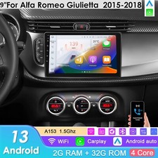 32gb For Alfa Romeo Giulietta 2015-2018 Android 13 Auto Carplay Car Radio Gps Bt