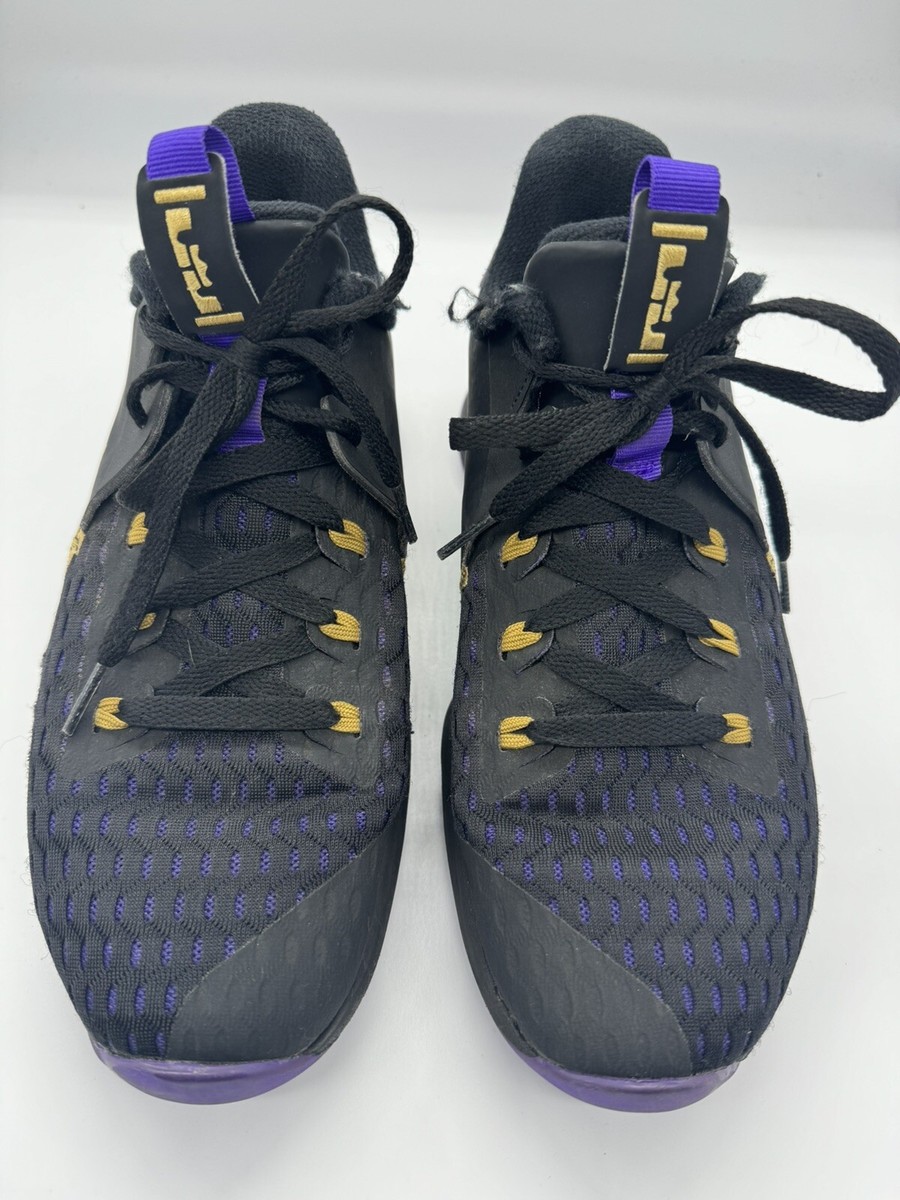 Nike LeBron Witness Fierce Black Purple Metallic Gold 2020 Size