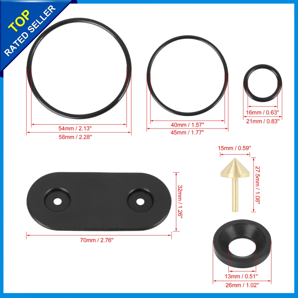 Pack of 1 Heater Control Valve Repair Kit for Mercedes Benz S-Class W140 C140 - Image 2 of 4
