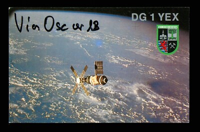 QSL Card Radio Germany DG1YEX 1990 Gelsenkirchen - Skylab 1 Space Nasa   W928