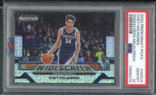 2022-23 Panini Prizm Draft Picks Widescreen Mojo Prizms Chet Holmgren /25 PSA 10