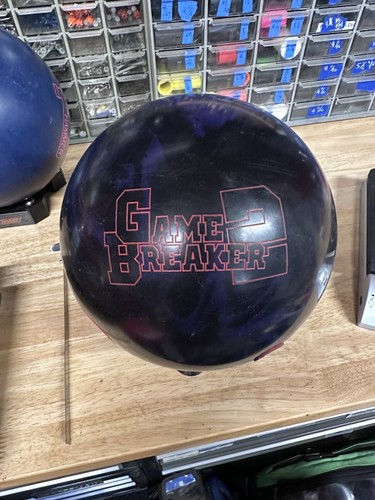 USED - Bowling Ball - Ebonite "GAME BREAKER 2" DRILLED WEIGHT 14lb 14oz