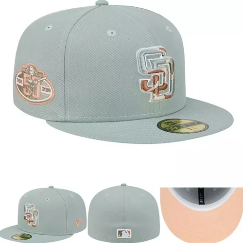 Neu San Diego Padres Baseball Ära Mütze 59FIFTY eng anliegende Mütze -5950-2 - Bild 20 von 44