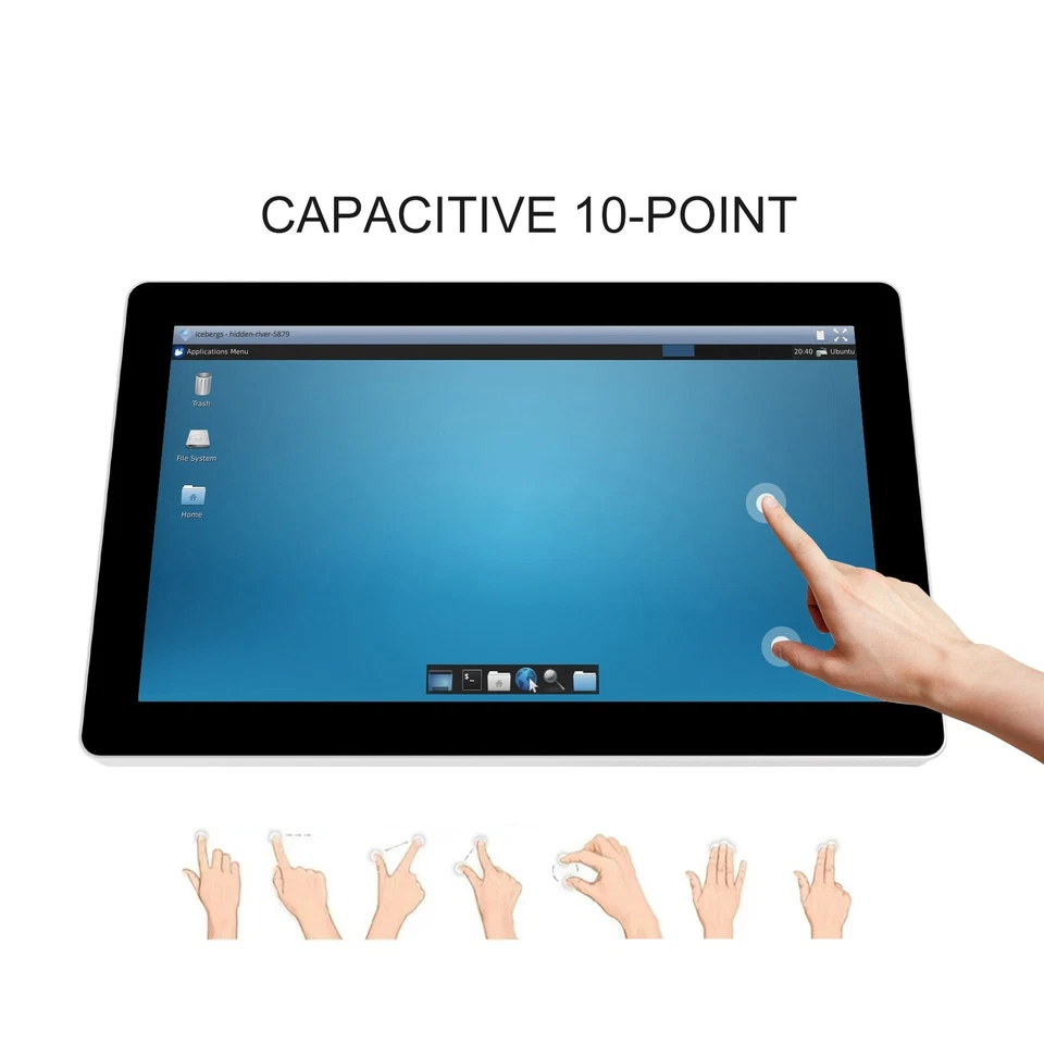 GreenTouch 21.5 Inch PCAP Multi-Touch Touchscreen Monitor 1920*1080 Resolution - Image 4 of 4