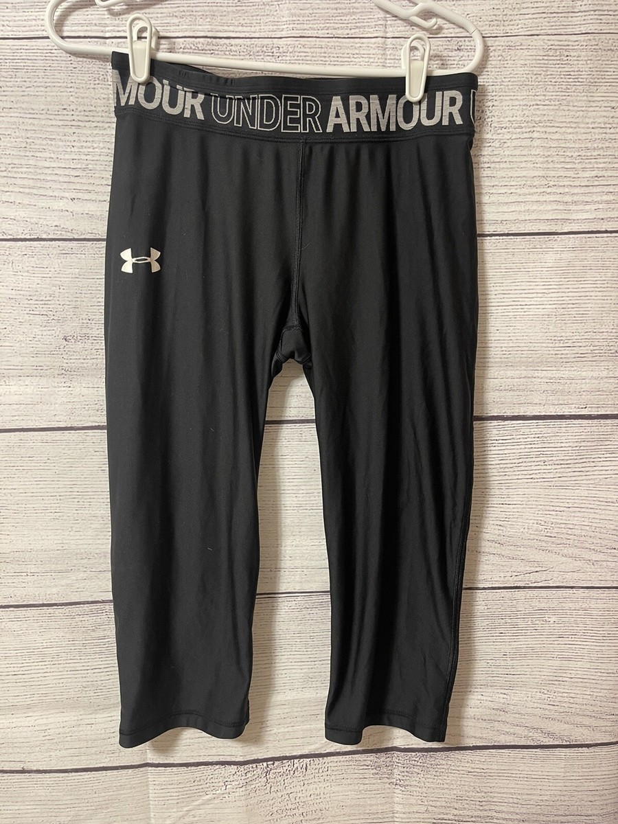 Clothing Under Armour Black Capri Leggings NEW UNDER ARMOUR