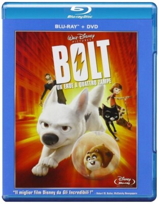 BOLT   UN EROE A QUATTRO ZAMPE   WALT DISNEY   ITA   ENG   BLU-RAY + DVD
