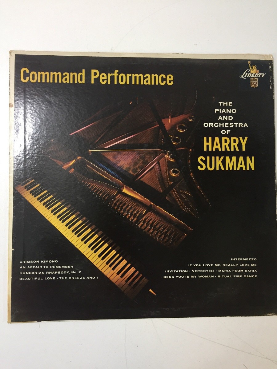 Harry Sukman - Command Performance : Piano Orchestra (Vinyl