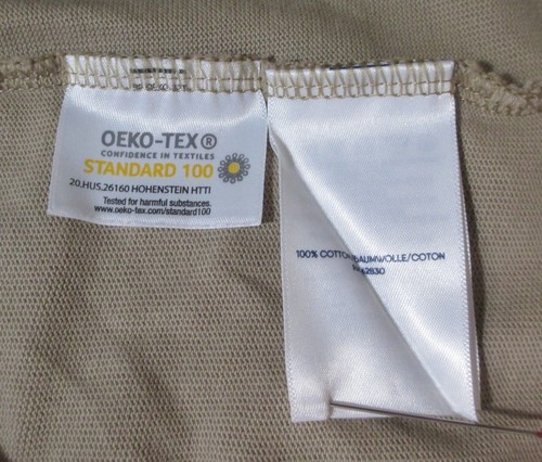 LANDS END Khaki School Uniform Cotton Knit Skort Girls 16 *GC* - Picture 4 of 5