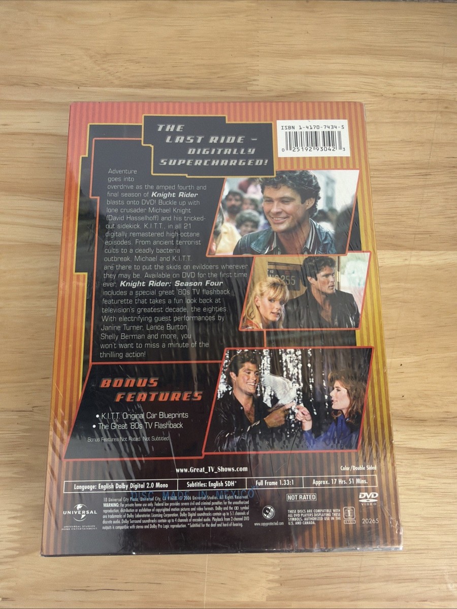 Knight Rider - Season 4 (DVD, 2006) for sale online | eBay