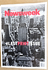 Newsweek magazine #LASTPRINTISSUE December 31, 2012 Unread Newsweek magazine #LASTPRINTISSUE December 31, 2012 Unread