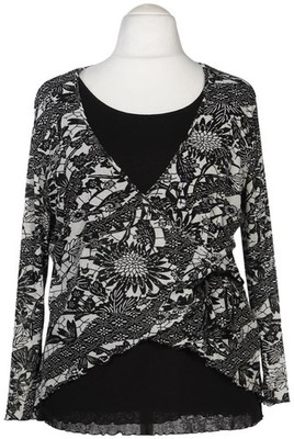 VIA APPIA DUE Bluse Damen Oberteil Hemd Hemdbluse Gr. EU 46 Mehrfarbig #yxdxz5f