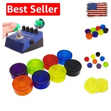 8 Pack Footswitch Toppers Guitar Pedal Footswitch Cap Candy Color Foot Switch...