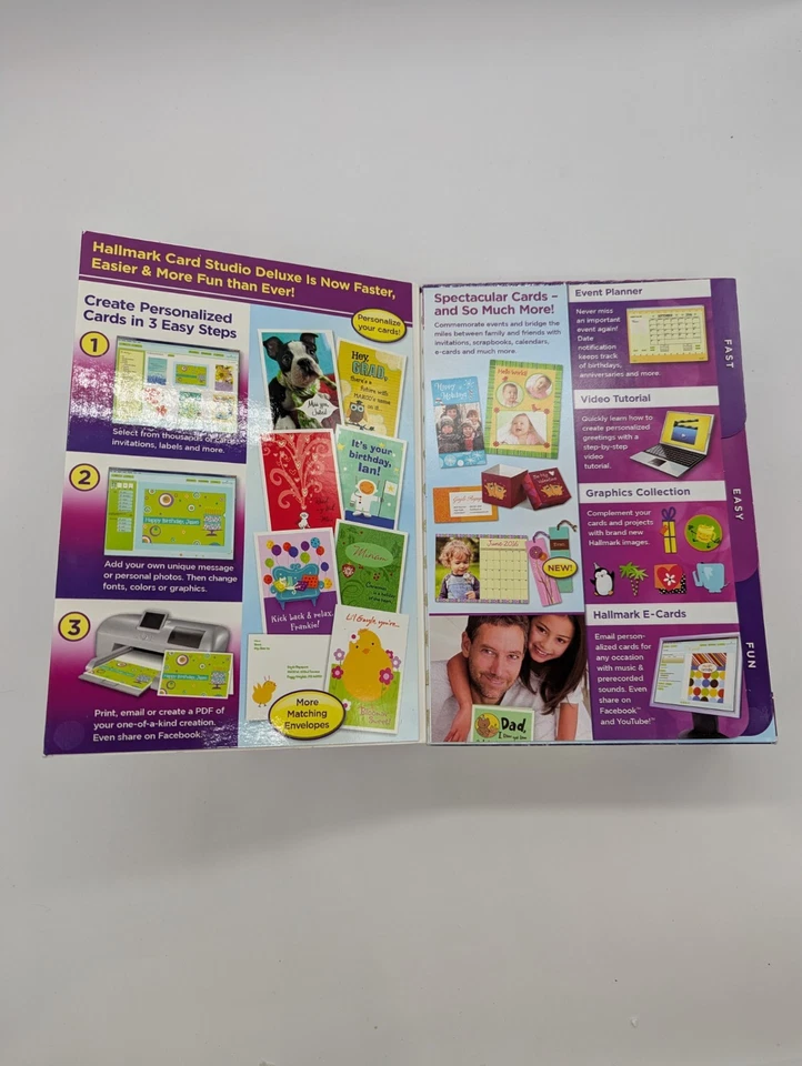 RARE! Hallmark Card Studio Deluxe 2013  Windows XP Vista 7 8 CD - Image 2 of 4