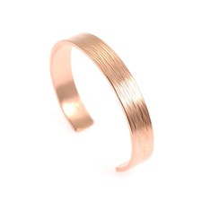 10mm Wide Bark Copper Cuff Bracelet By John Brana Handmade Jewelry 100 Uncoa...