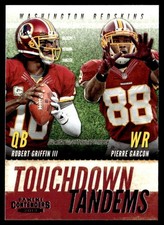 2013 Panini Contenders Touchdown Tandems Robert Griffin Washington Redskins #18