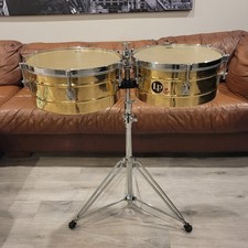 LP Tito Puente Signature Series 14"&15" with LP Stand & Travel Bag