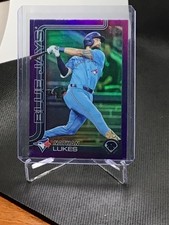 2025 Topps Series  2 Purple Foil /250 #420 Nathan Lukes
