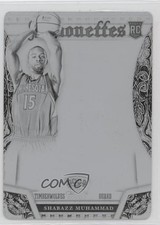 2013 Panini Preferred Silhouettes Printing Plate Black 1/1 Shabazz Muhammad 3s8