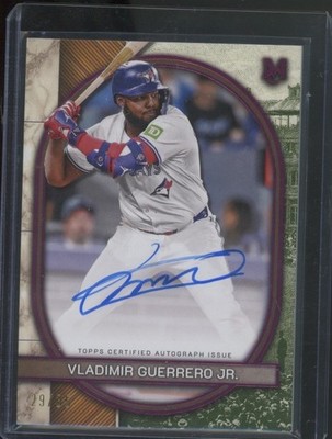 2025 Topps Museum Baseball Vladimir Guerrero Jr. #AA-VG Pink Auto /35 READ