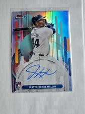 2025 Topps Finest - Finest Autographs Justyn-Henry Malloy Rookie Refractor
