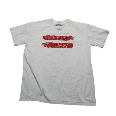 Ed Sheeran Mathematics Tour Shirt Mens XL White Graphic Concert Cities Tee
