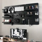 Pegboard combination desktop storage kit,vertical and clip-type pegboard display