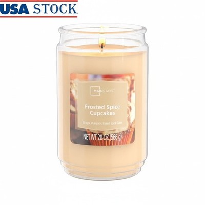 Scented Candle Ginger Pumpkin Spice Aromatherapy Home Decor 100 Hour Burn