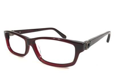 David Yurman Eyeglasses Frames DY004 06 Shiny Red 925 Sterling Silver 54-12-135