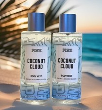 Victoria's Secret PINK COCONUT CLOUD Body Mist X2 Coconut Cucumber Blossom