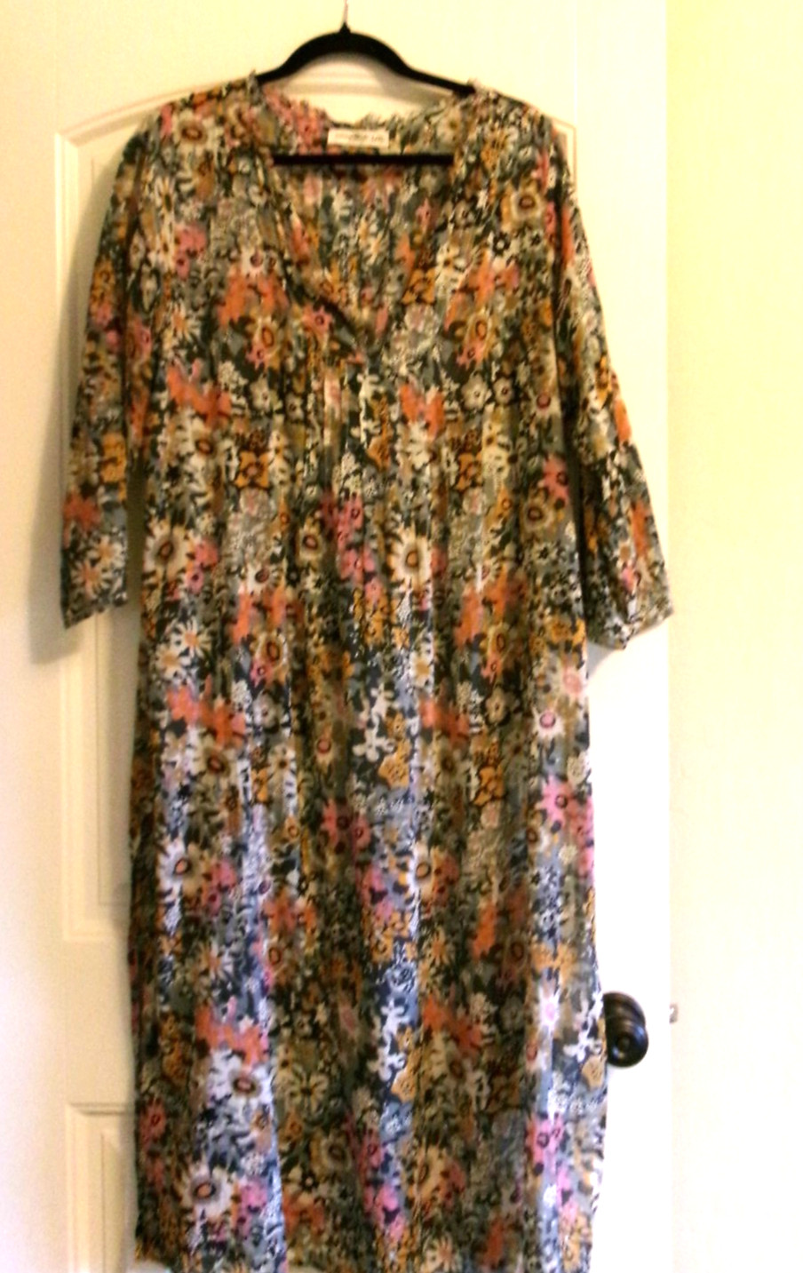 Natural life 100% cotton Cover up Midi Semi Sheer l/xl