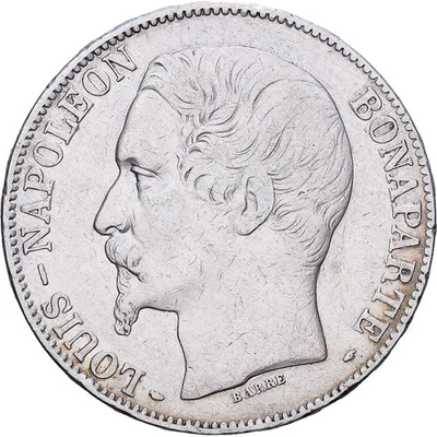 France, 5 Francs, Napoléon III, 1852, Paris, Argent, TB+, KM:773.1 - Photo 1/2
