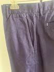 Banana Republic Dress Chino Pants Navy Blue Flat Front 100% Cotton  38 Short — photo 10
