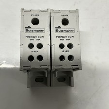 BUSSMANN PDBFS220 power block lot of 2 X-184