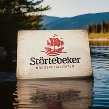 Blechschild Störtebeker Brauspezialitäten Bier Vintage Schild Bar Theke Brauerei