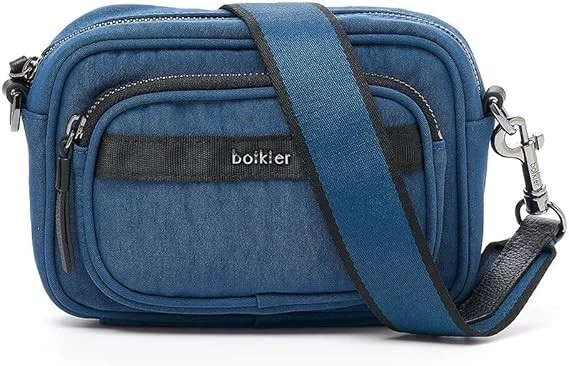 Bandolera pequeña de nailon para cámara Botkier Cooper en verde azulado - nueva en paquete (sellada) Foto 2 de 4