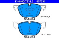 Bremsbelagsatz Scheibenbremse ATE 13.0460-7231.2 FüR BMW X5 E70 X6 E71 E72 F16