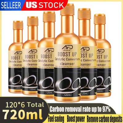 120ml Boost Up Vehicle Engine Catalytic Converter Cleaner Deep Cleaning 6Pcs
