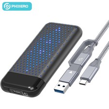 M.2 NVME Enclosure Gen2 PCI-E M.2 SSD Case NVMe External Case RGB 10Gbps