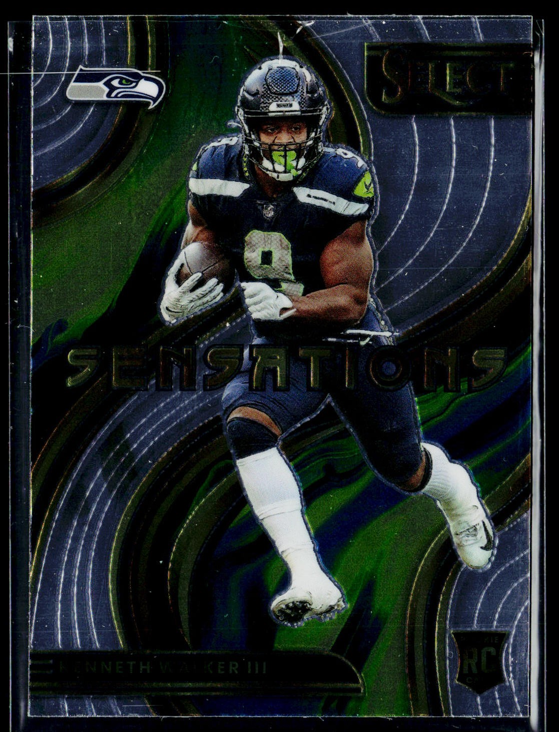 2022 Panini Select #SEN-22 Kenneth Walker III Sensations