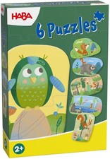6 erste Puzzles - Waldtiere