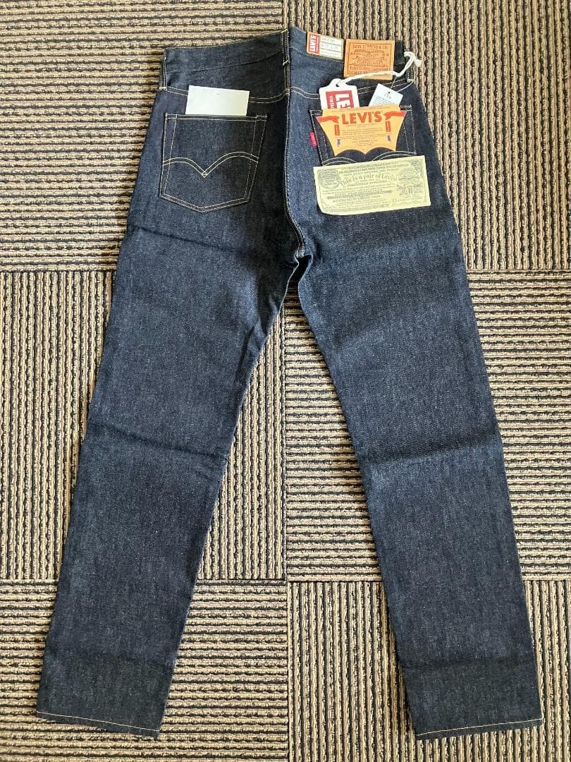 Levi's LVC 501ZXX Rigid W33×L32 1954 model non washed Rare Unused Denim Jeans JP