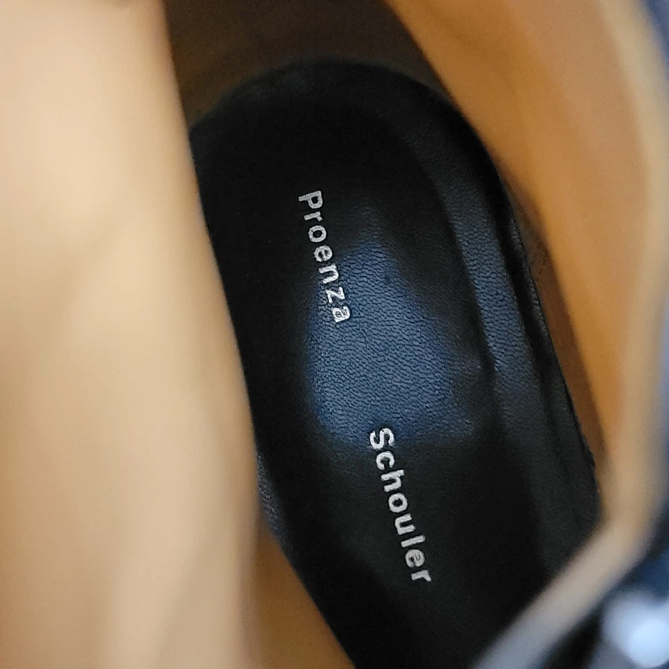 Botas de cuero Proenza Schouler con suela en contraste con cremallera venta al por menor: $995 EU38.5 Italia Foto 4 de 4