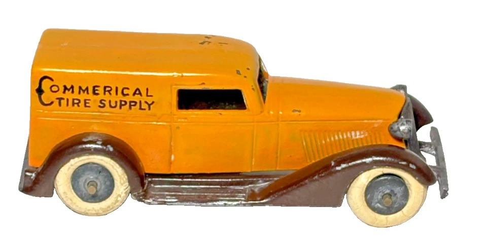 VINTAGE 1930'S TOOTSIETOY ORANGE GRAHAM COMMERCIAL TIRE & SUPPLY CO. TRUCK 4" - Image 2 of 4