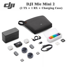 DJI Mic Mini 2 2 TX 1 RX Charging Case 48H Runtime Noise Cancelling