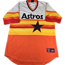 Majestic Houston Astros Cooperstown Collection Shirt Trikot Herren Größe 2XL MLB