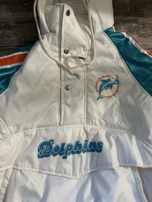 Miami Dolphins Vintage 90s Starter Jacket Puffer NFL YOUTH XL SEE