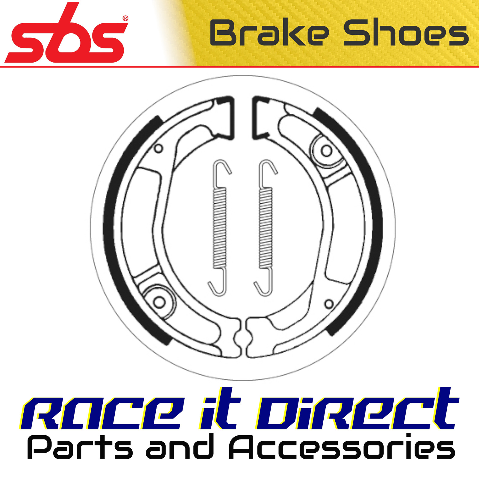 Brake Shoes for HONDA XL 350 R 1984-1985 Rear SBS