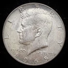 40% Silver 1965 Kennedy Half Dollar - F19F