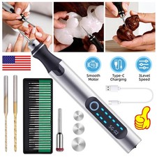 Mini Engraving Pen Rechargeable Cordless Portable Electric DIY Engraver Tool Kit